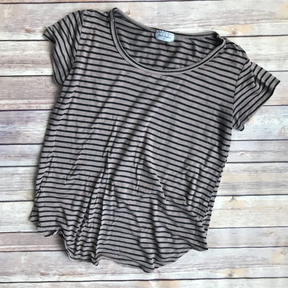 Free Kisses Soft and Stretchy Striped Top